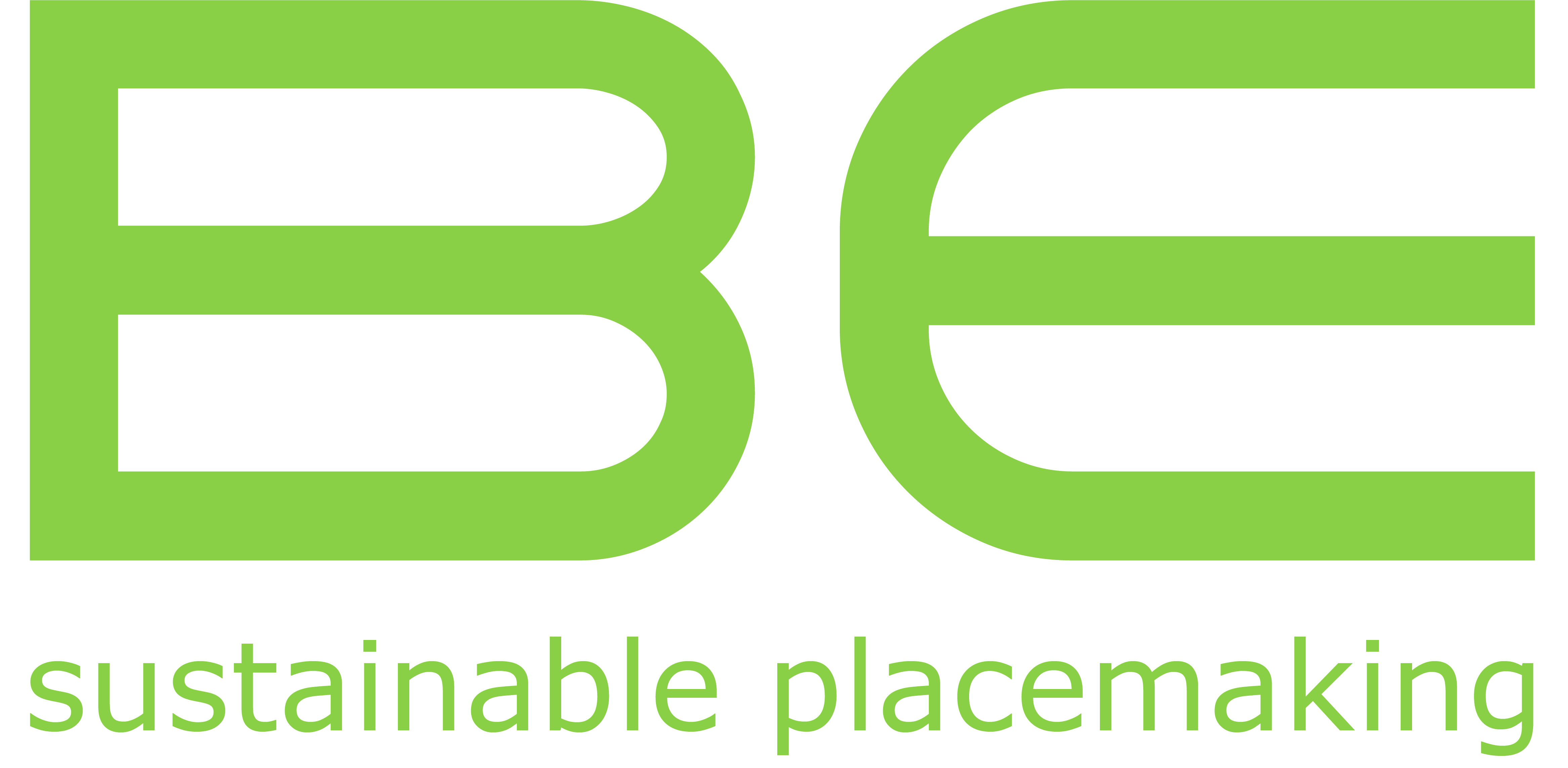 BE Logo Sustainability Placemaking_High Res_Green 1